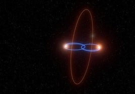 Lo nunca visto: descubren un planeta con una órbita perpendicular alrededor de dos estrellas
