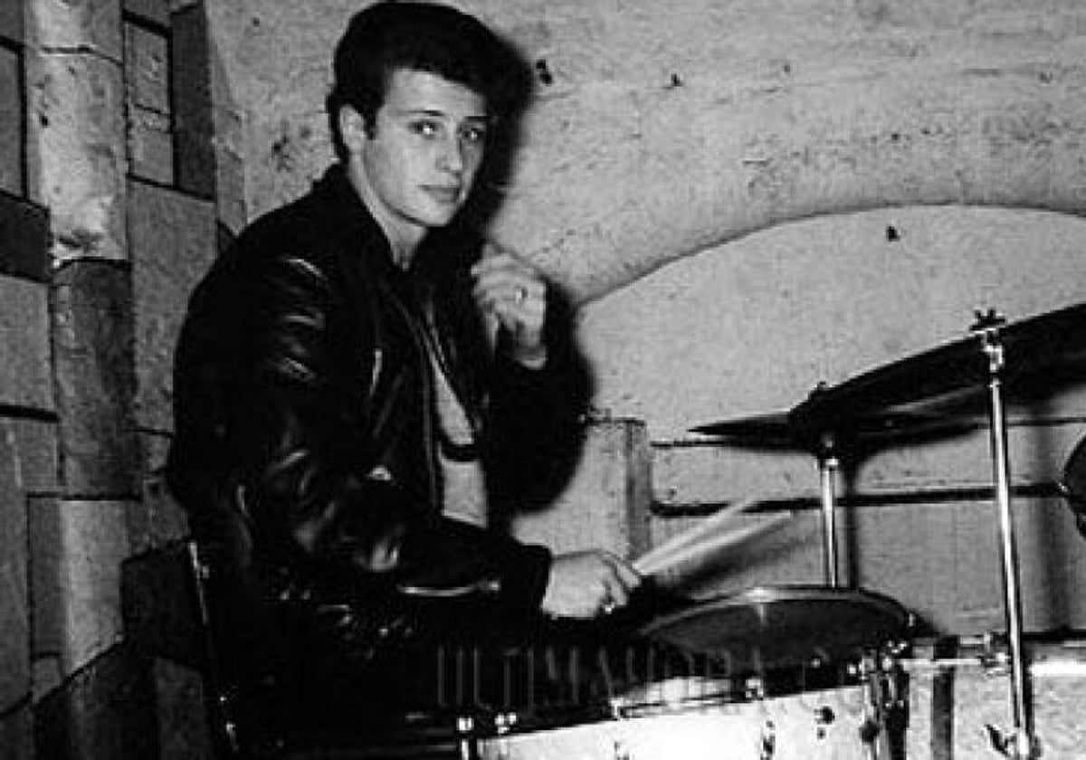 El baterista Pete Best