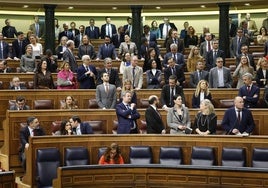 Tensión en el Pleno del Congreso tras obviar el PSOE la petición del PP de aplazar la votación sobre la ley de desperdicio alimentario