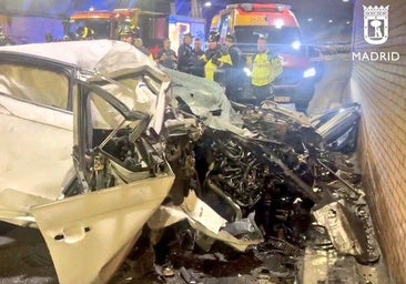 Muere un joven 32 años tras perder el control de su coche en el túnel de María de Molina