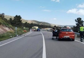 Detenido el conductor que dio positivo en cocaína tras arrollar a un motorista en Gargallo (Teruel)
