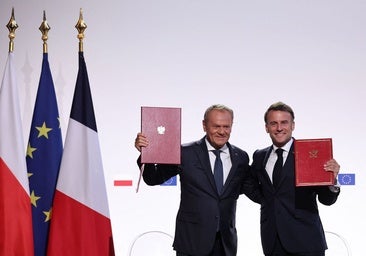 Francia y Polonia firman un tratado que refuerza su cooperación militar ante la amenaza de Rusia