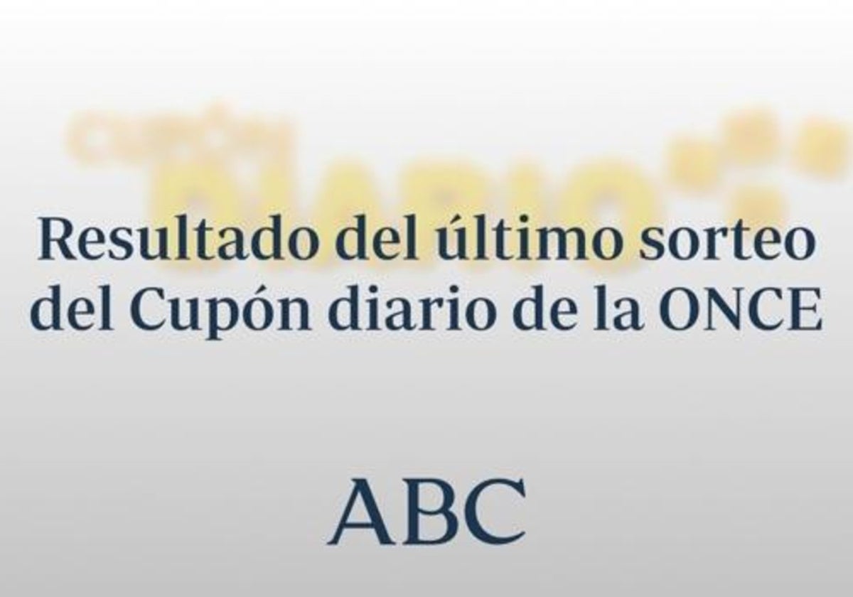 Comprobar resultados del sorteo del cupón diario de la ONCE de hoy martes, 6 de mayo de 2025