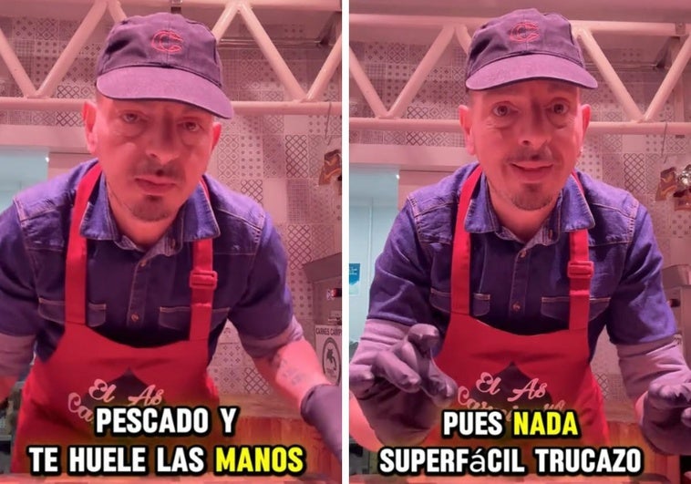 El truco de un carnicero para quitar el mal olor de las manos después de tocar carne o pescado crudo