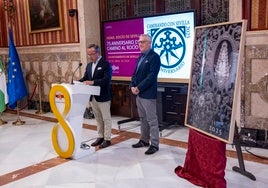La presentación del cartel del camino 75 del Rocío de Sevilla, en imágenes