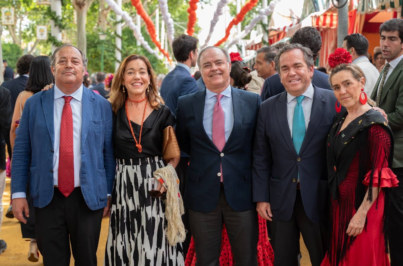 José María Escudero, Merche Viguera, Manuel López Barrau, Paco Viguera y Paloma Viguera