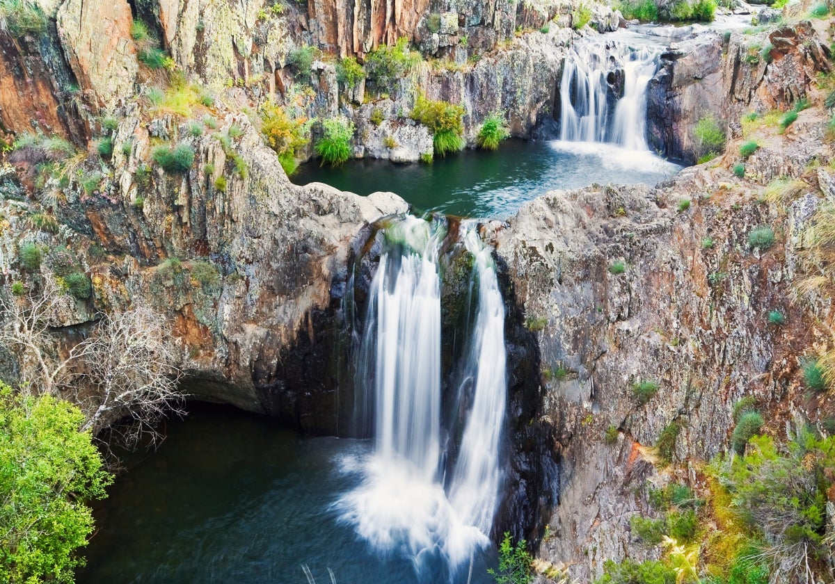 Imagen de las cascadas del Aljibe, Guadalajara