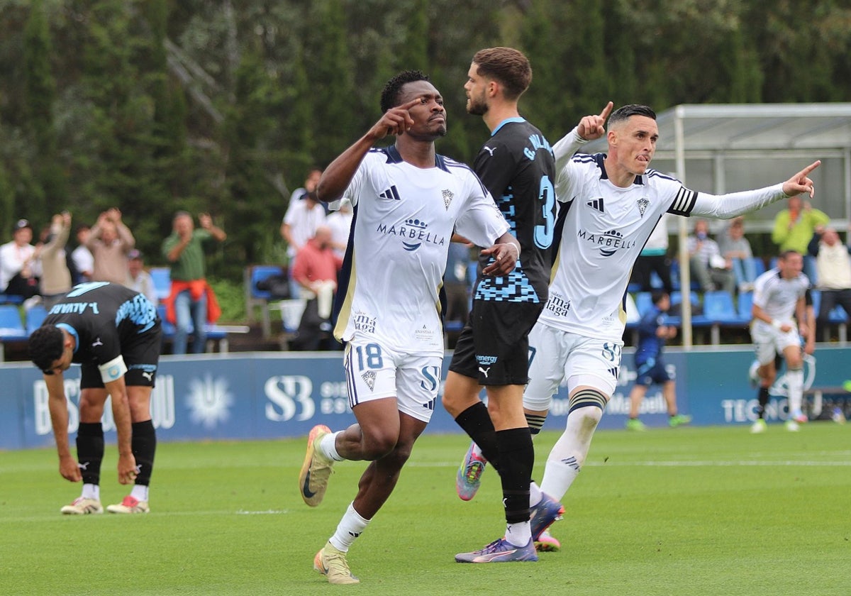 Dorian Junior y Callejón son los máximos goleadores del Marbella en lo que va de temporada