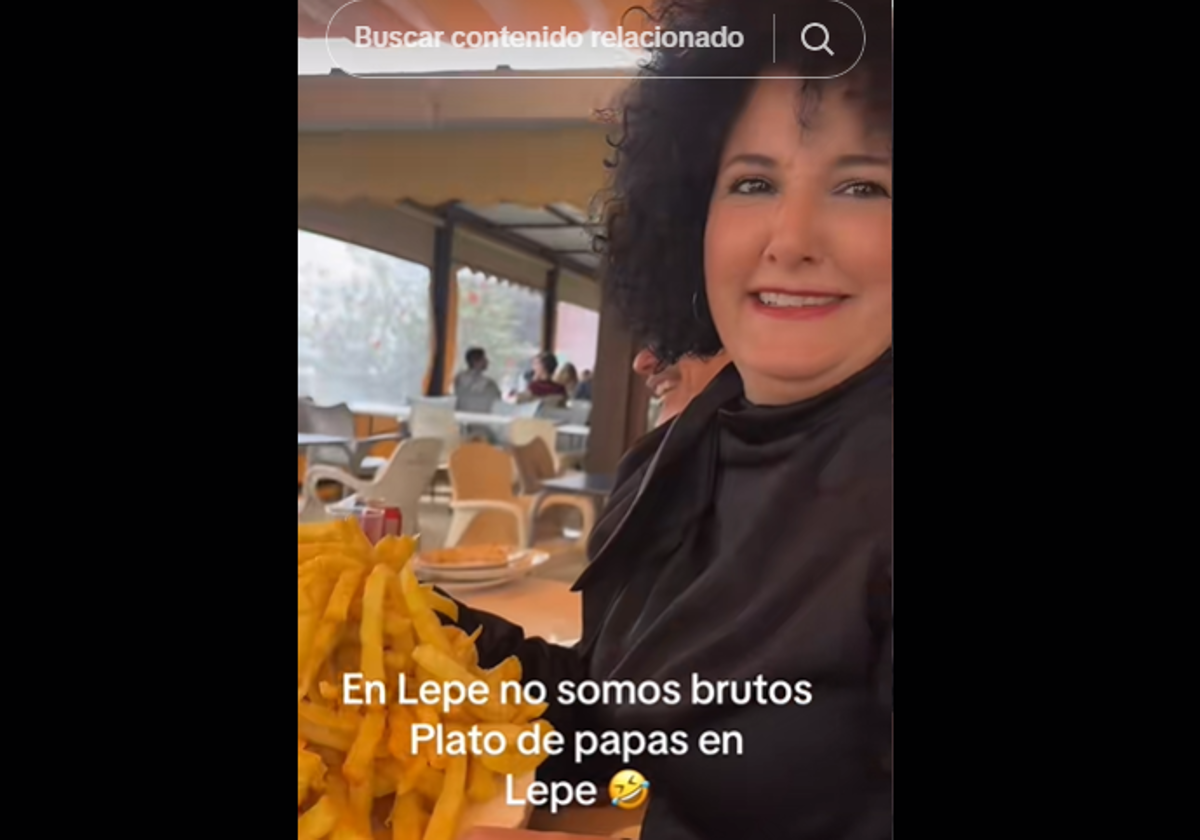 Captura del vídeo del momento