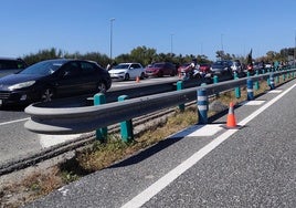 Un segundo día marcado por los atascos kilométricos a la entrada y salida del Circuito de Jerez - Ángel Nieto
