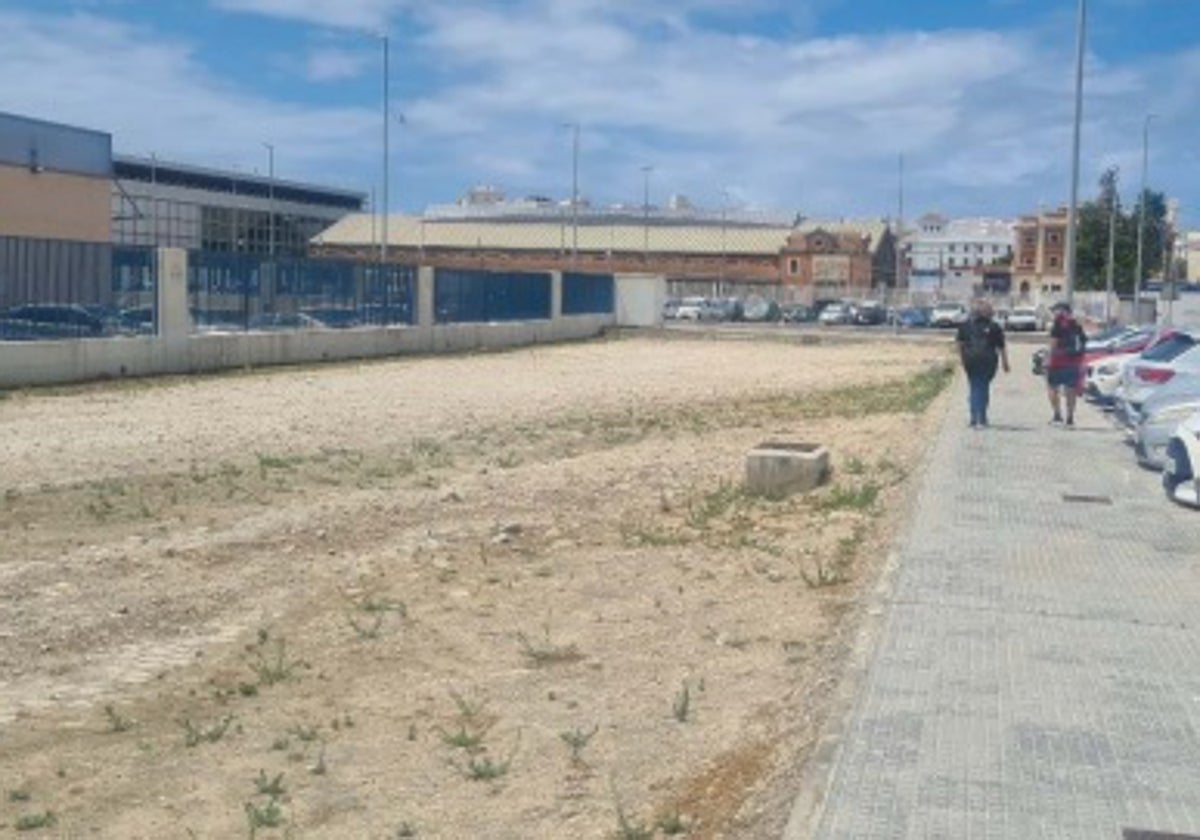 Parcela donde se habilitará el área de servicio para caravanas.