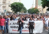 Huelga del metal: cortada la carretera de salida de Cádiz en sentido Puerto Real